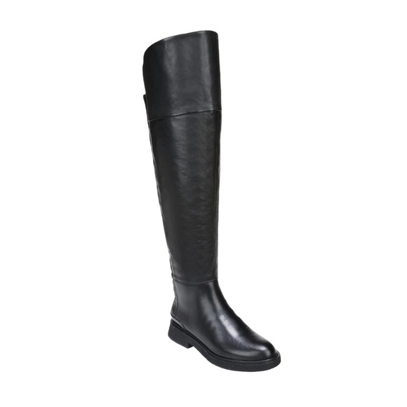 Franco Sarto Battina Wide Calf Leather Knee-High Boots - Picture 1 of 12